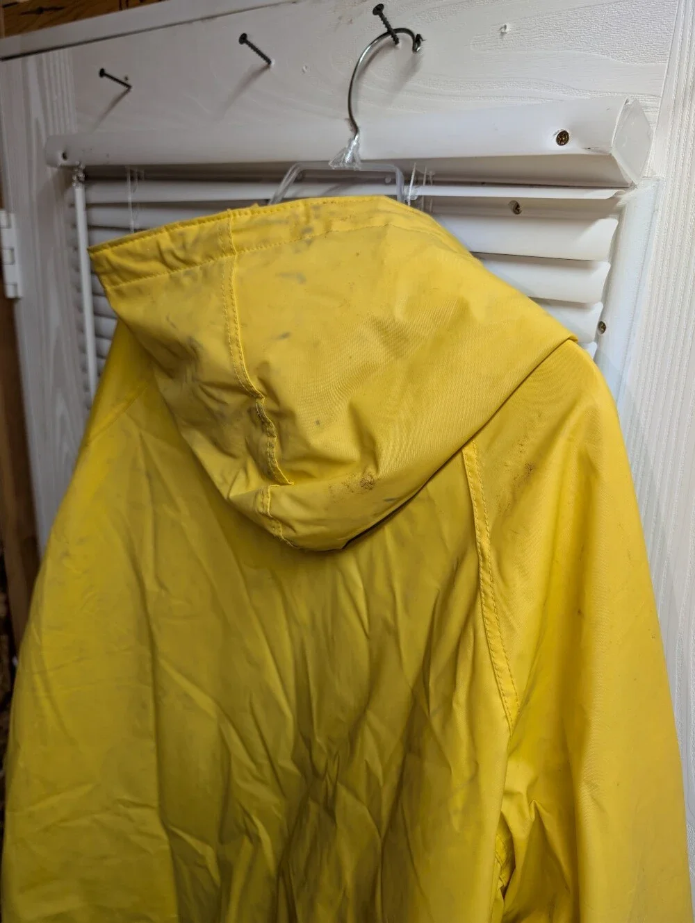 Ozark Trail Yellow Hooded Raincoat - Waterproof Outdoor Jacket (XL)